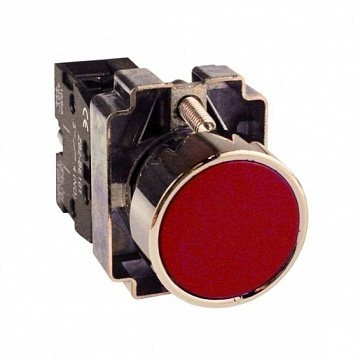 Кнопка 22 мм  220В, IP40,  Красный код.  xb2-ba42 EKF #1