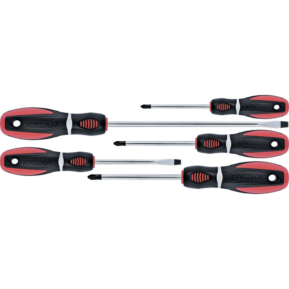 Набор отверток Era, 5 шт, CrV, трехкомпонентная рукоятка Matrix ...