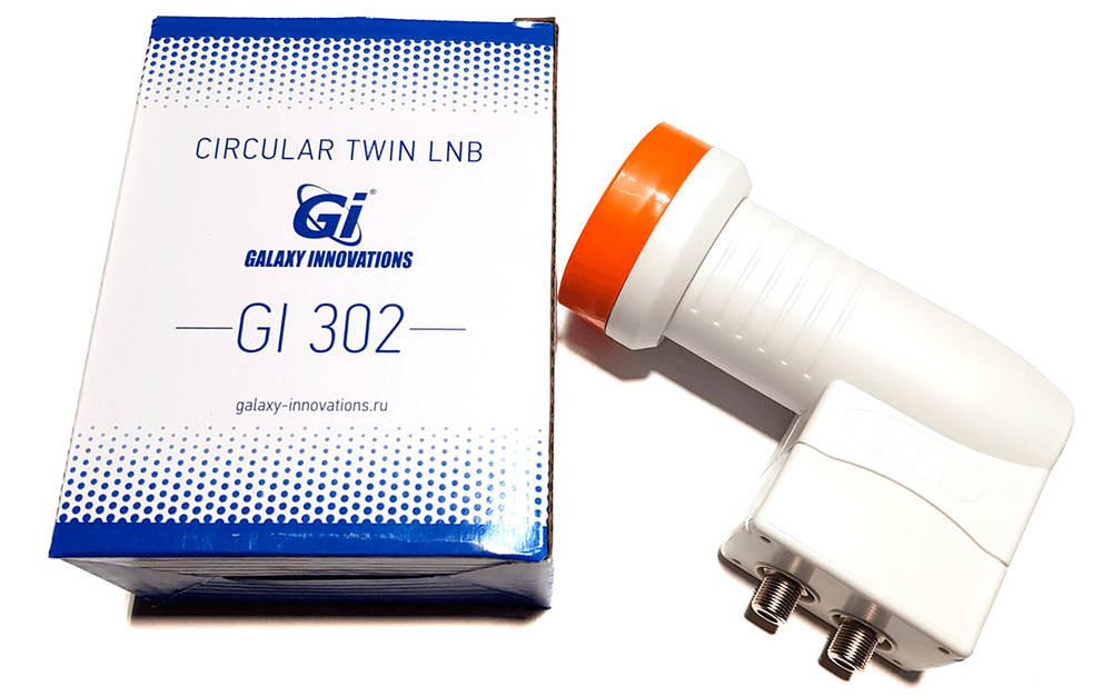 Конвертор спутниковый Galaxy Innovations Circular Twin LNB GI-302 (Для Триколор и НТВ+)  #1