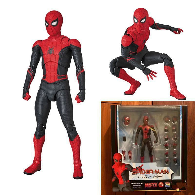 アメコミ MAFEX No.113 SPIDER-MAN Upgraded Suit Medicom Toy Mafex- Spider-Man: Far From Home- SPIDER-MAN (Upgraded