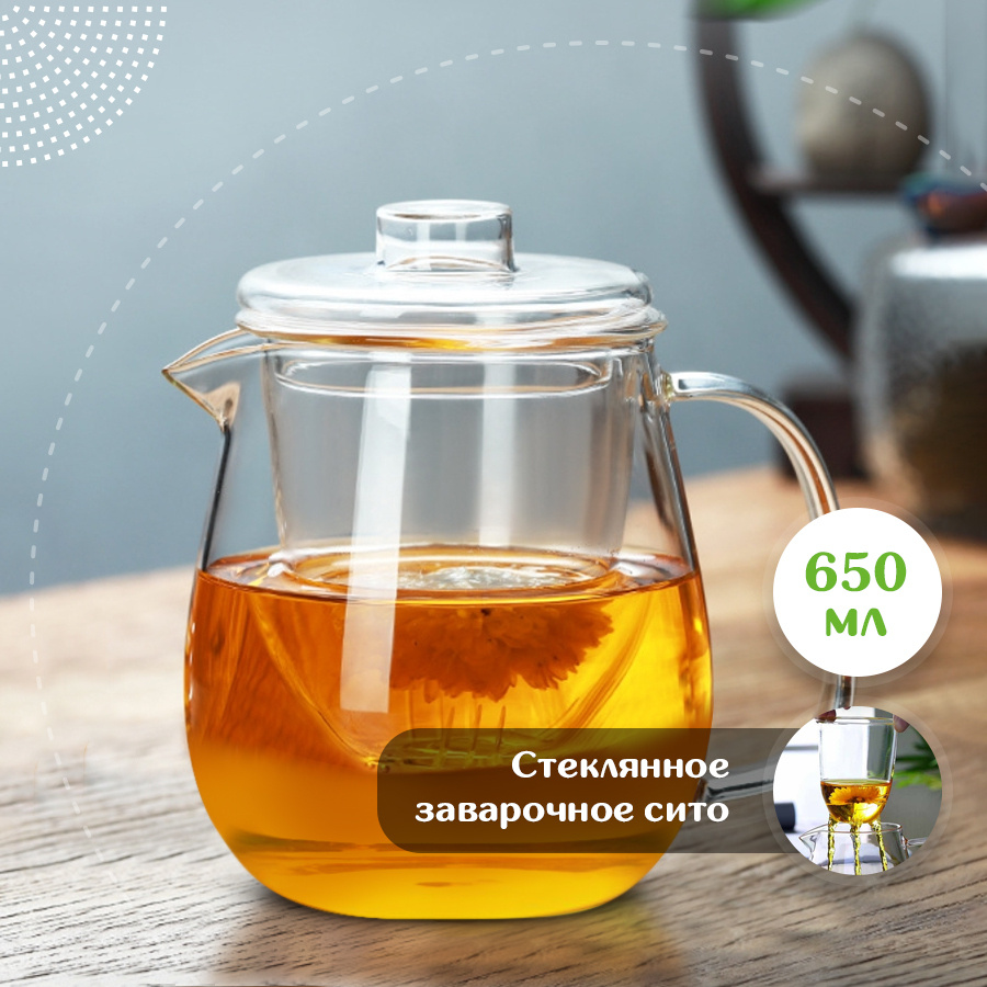 Чайник заварочный "заварочные чайники", 650 мл купить на OZON по низкой ...