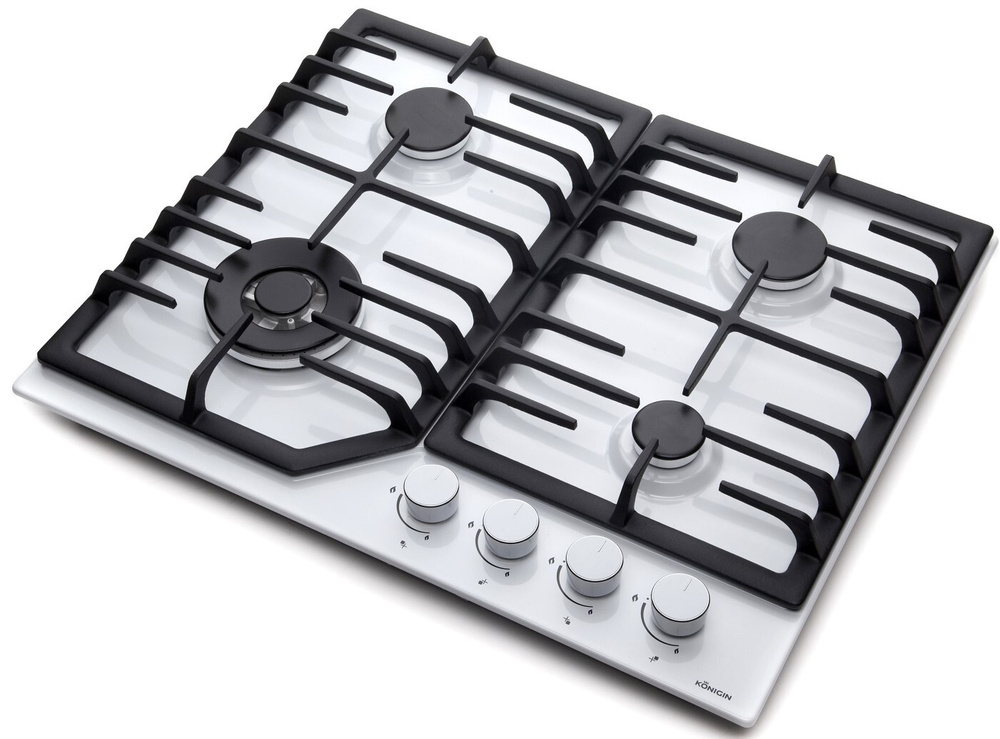 Газовая варочная панель Konigin Blaze 604 WHW купить по низкой цене с ...