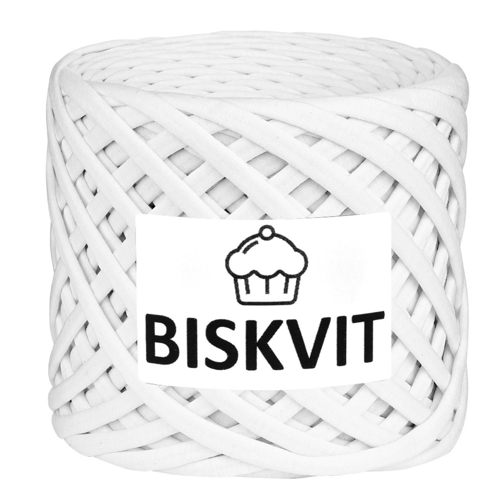 Пряжа Biskvit, 330г, 100м, 100%хлопок, (Кокос) (1 шт.) #1