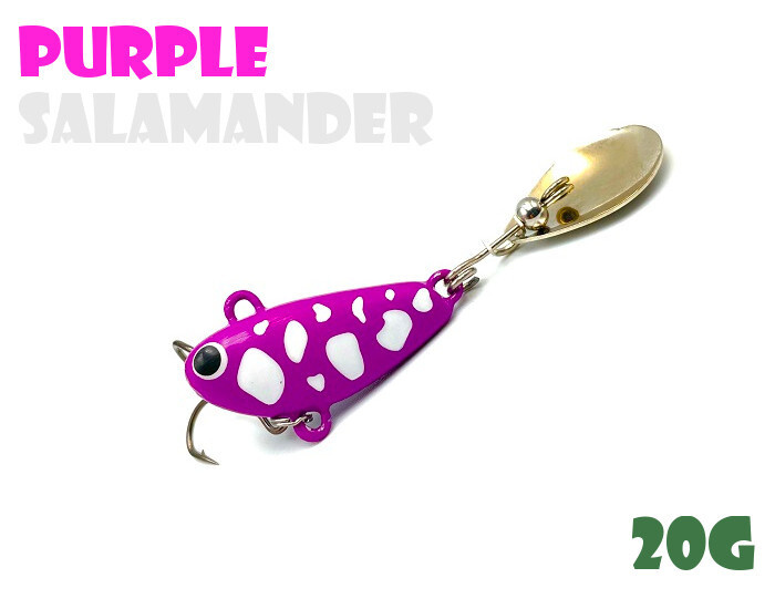 Тейл-Спиннер Uf-Studio Buzzet Bullet 20g #Purple Salamander #1