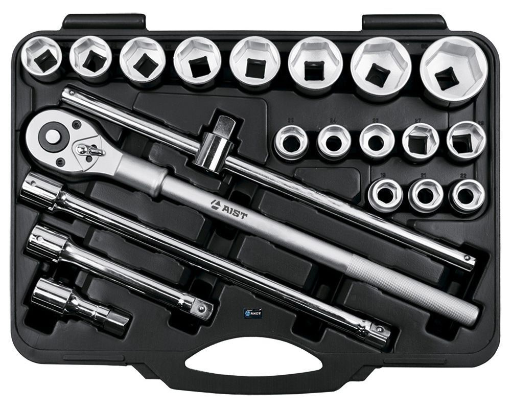 Набор инструментов (головок 19-50мм) 3/4" дюйма 6-гр. 21 предмет AIST 509122 набор для грузовиков (грузовых #1