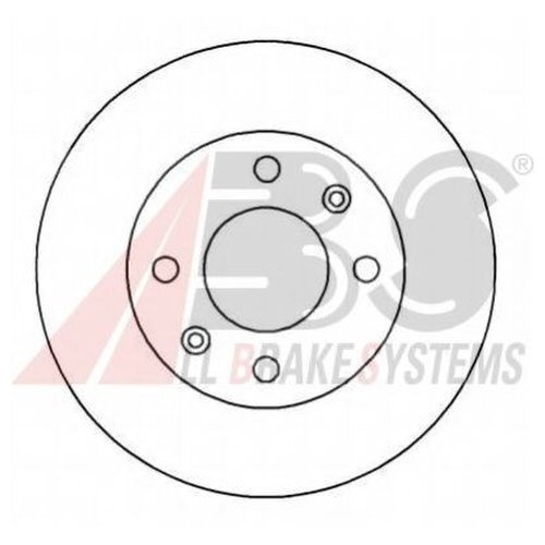 Диск тормозной Abs 15117 #1