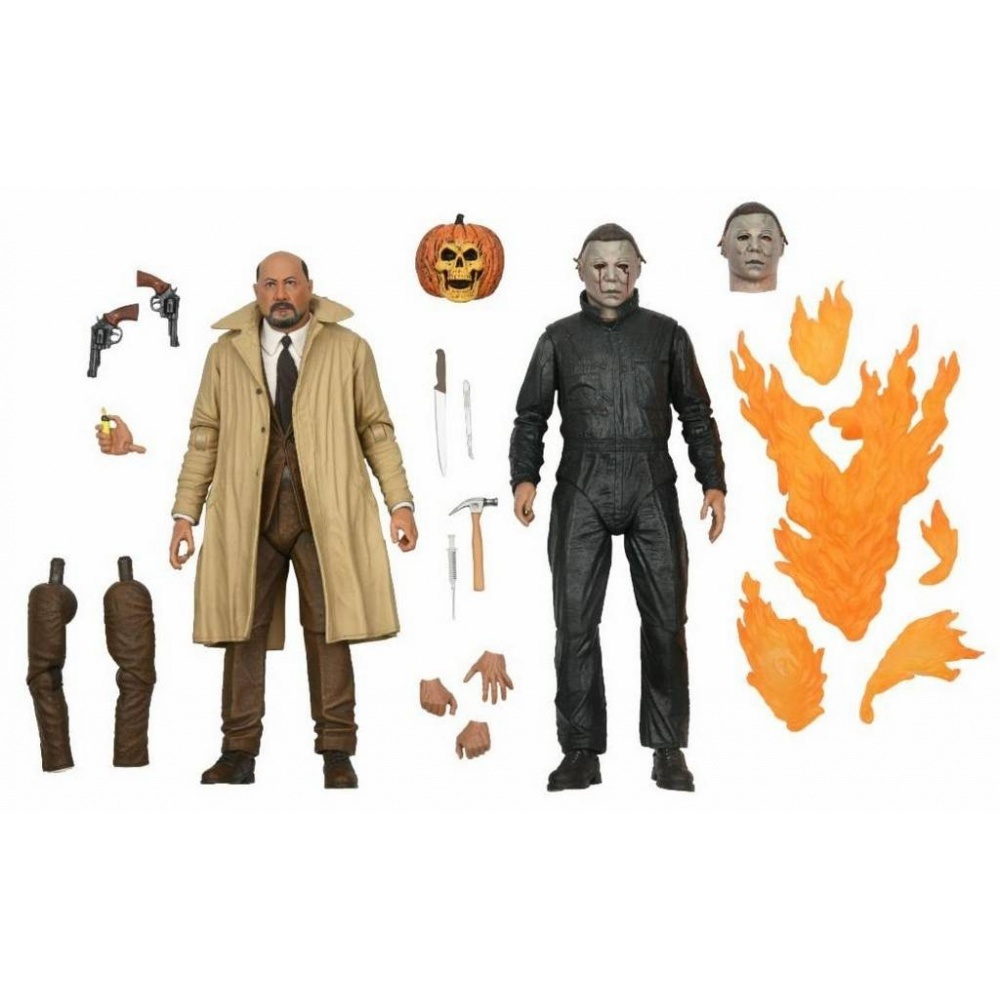 Майкл Майерс и Доктор Лумис Фигурки Michael Myers w Dr Loomis Halloween -  купить с доставкой по выгодным ценам в интернет-магазине OZON (624146215)