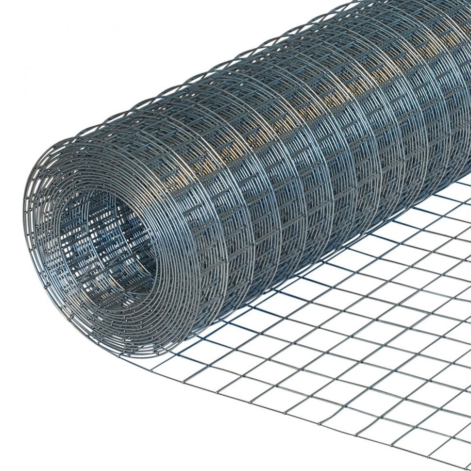 Сетка сварная оцинкованная 25х25 мм толщина 1.8 мм высота 1 метр отпускается погонным метром, при заказе #1