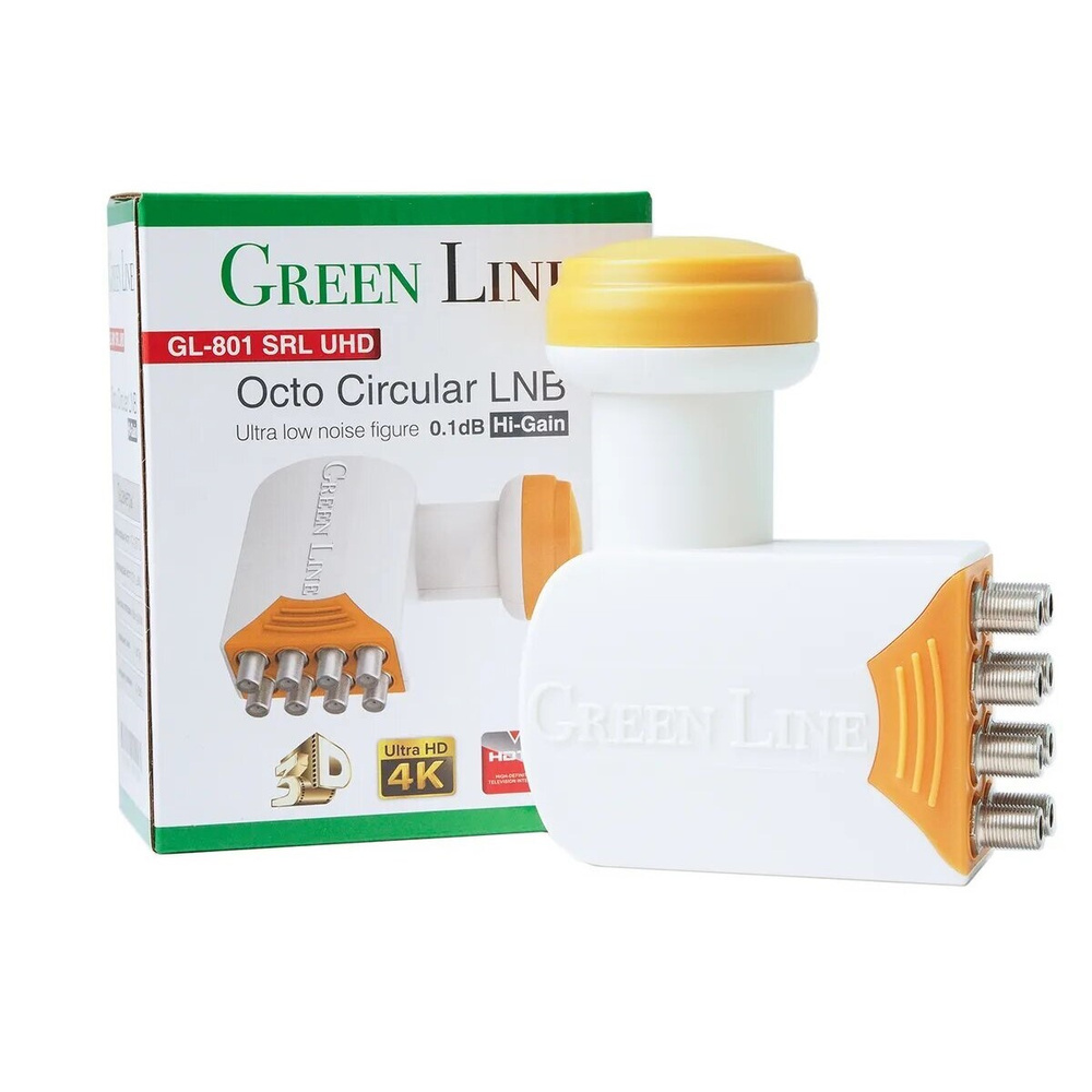 Спутниковый конвертер Green Line GL-801 SRL UHD (Триколор ТВ , НТВ +)  #1