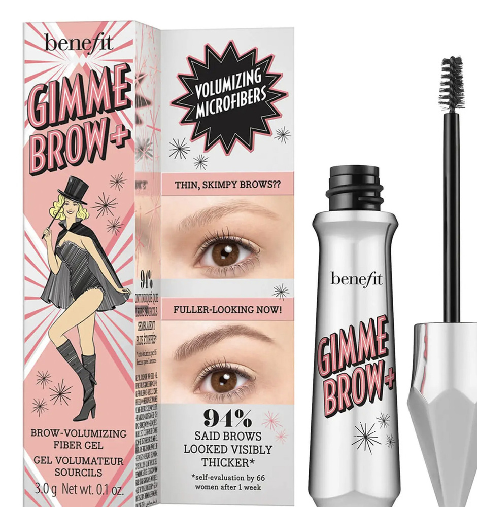 Benefit Гель для бровей Gimme Brow+ Gel 3г - купить с доставкой по выгодным  ценам в интернет-магазине OZON (771956047)