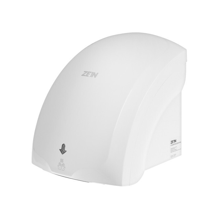 Сушилка для рук ZEIN HD225, с индикатором, 2 кВт, 240х240х230 мм, белый  #1