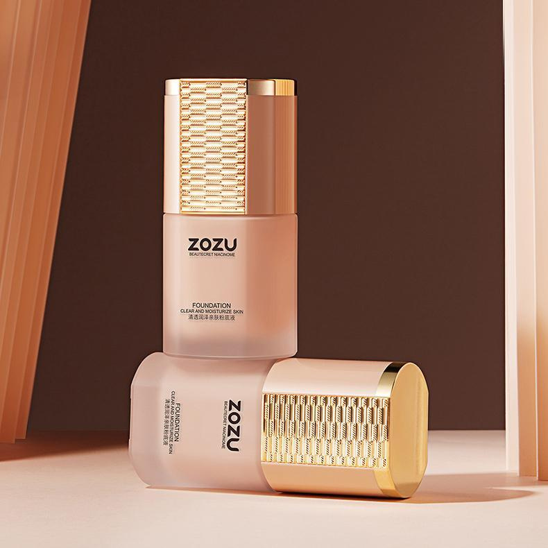 Zozu Skin Liquid Foundation Тональное средство, тональный крем для лица,№02 (бежевый),30 мл.  #1