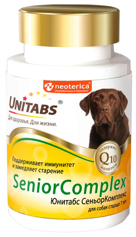 Unitabs (Neoterica) SeniorComplex витаминно-минеральный комплекс для собак старше 7 лет, 100 таб.  #1