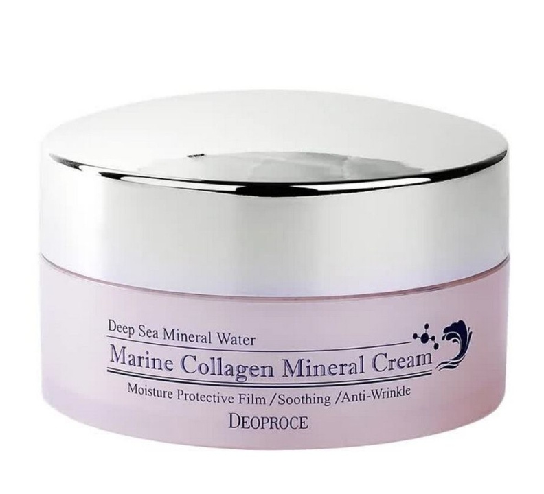 Крем для лица, морской коллаген, Marine Collagen Mineral Cream, 100 мл ...