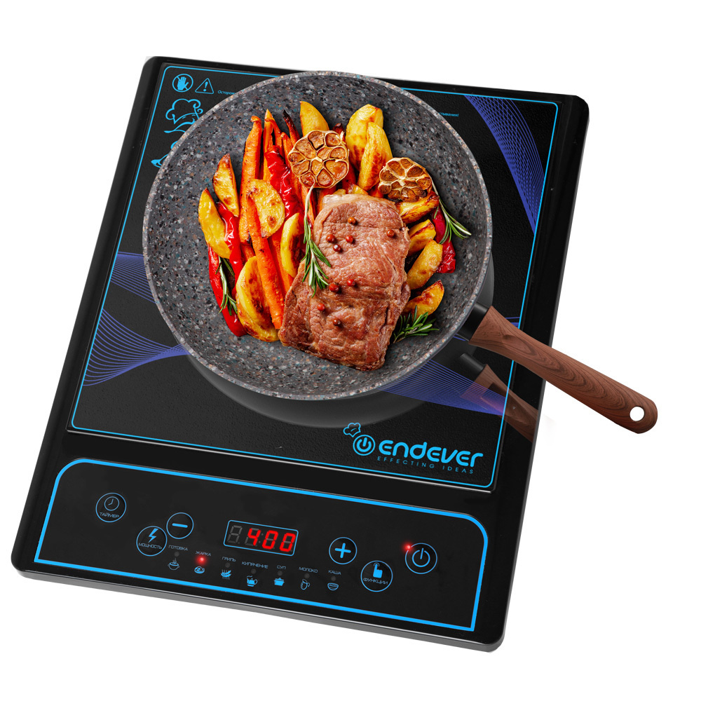 Индукционная плитка настольная Endever IP-26 / 2000 Вт / до 15 кг / до ...