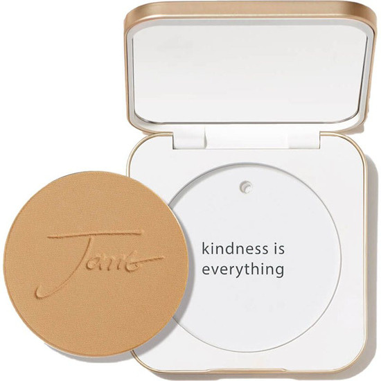 Jane Iredale, Пудреница для прессованных основ (рефиллов) Refillable Compact / Белая  #1