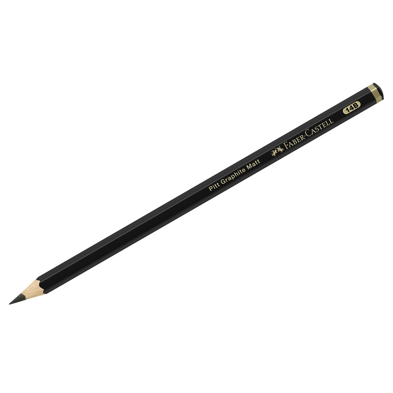 Карандаш ч/г матовый Faber-Castell "Pitt Graphite Matt" 14В, заточен #1