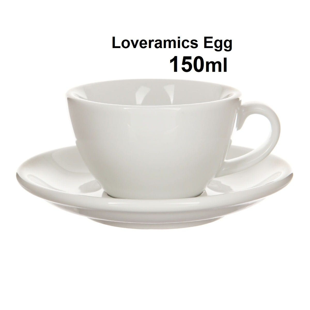 Кофейная пара Loveramics egg, 150ml, цвет белый (white BWH) #1