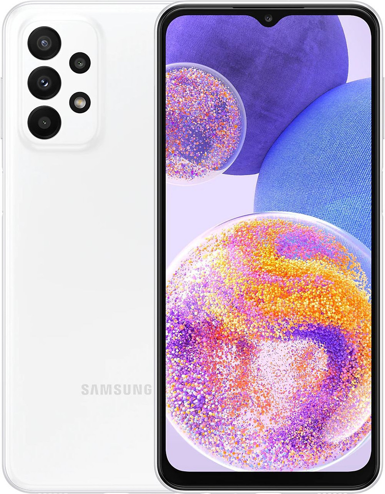 Samsung Смартфон Galaxy A23 (A236B)5G двойная SIM-карта 4/64 ГБ, белый, бежевый  #1