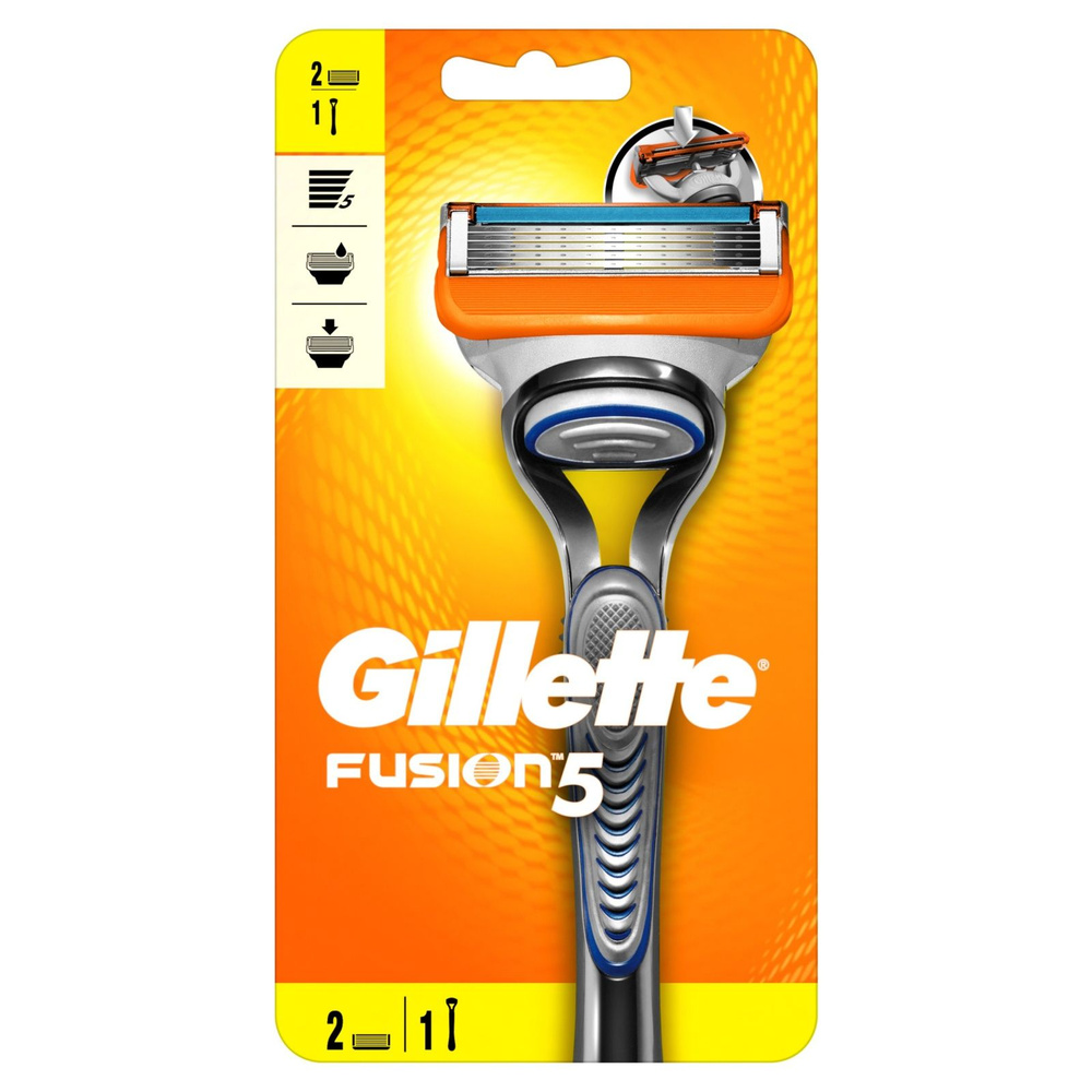 Мужская бритва Gillette Fusion5, 2 сменные кассеты #1