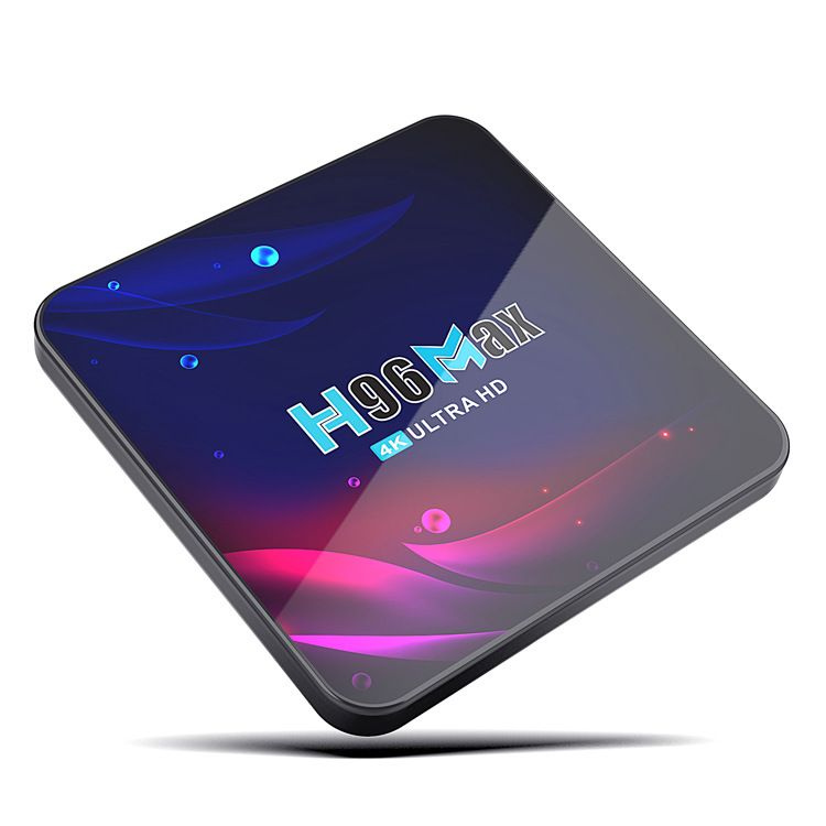 Медиаплеер H96MAX Android, 4 ГБ/32 ГБ, Wi-Fi, Bluetooth, черный #1