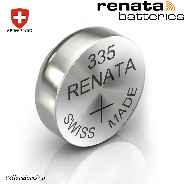 Renata Батарейка 335 (SR512), Оксид-серебряный тип, 1,55 В, 1 шт #1