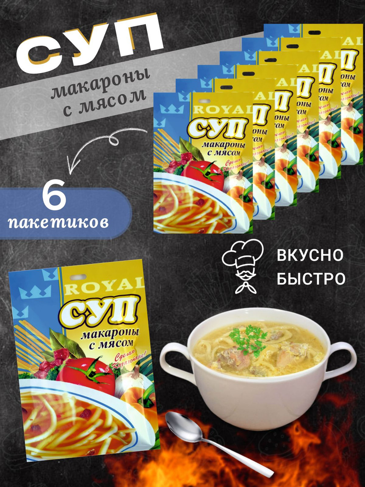 как приготовить суп с мясом и картошкой и макаронами обычный рецепт | Дзен