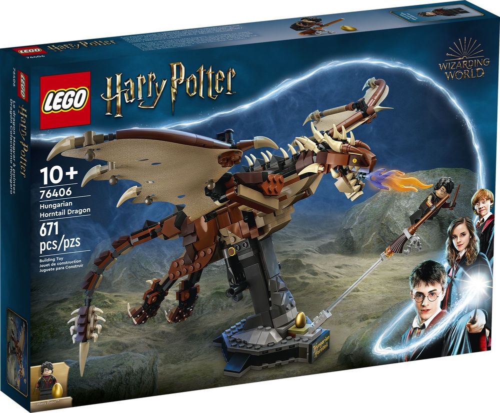 Конструктор Lego 76406 Harry Potter - Венгерский рогохвостый дракон