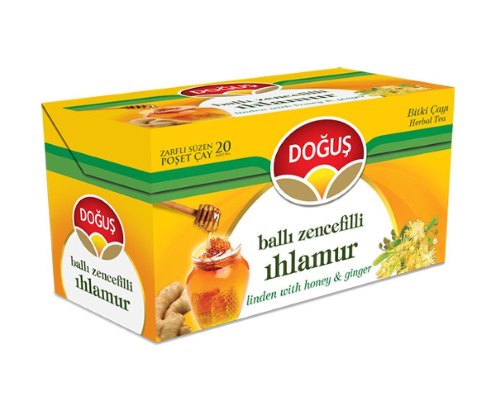 Турецкий липовый чай с медом и имбирем (BALLI ZENCEFILLI IHLAMUR) DOGUS ...