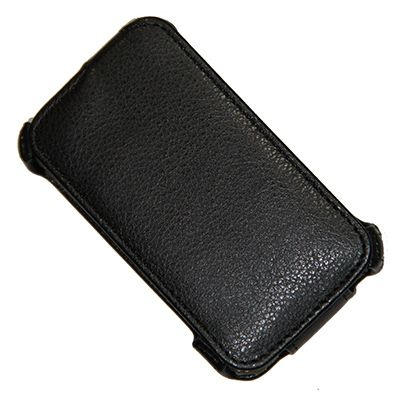 Чехол для Alcatel OT 3040, 3041 (Tribe) флип кожзам №1 <черный> #1
