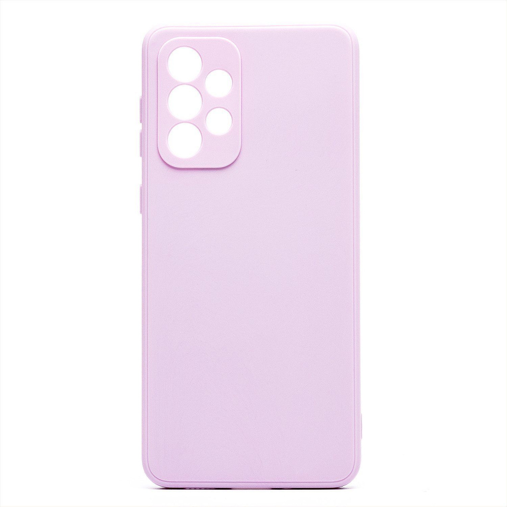 Чехол для Samsung SM-A336B (Galaxy A33 5G) силиконовый Soft Touch 2 с закрытой камерой <светло-фиолетовый> #1