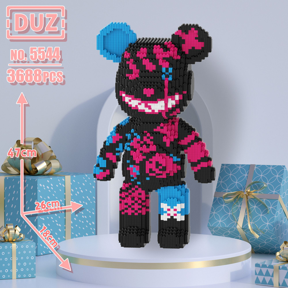 DUZ конструктор /3D KAWS игрушка-медведь, лего совместимый - купить с ...
