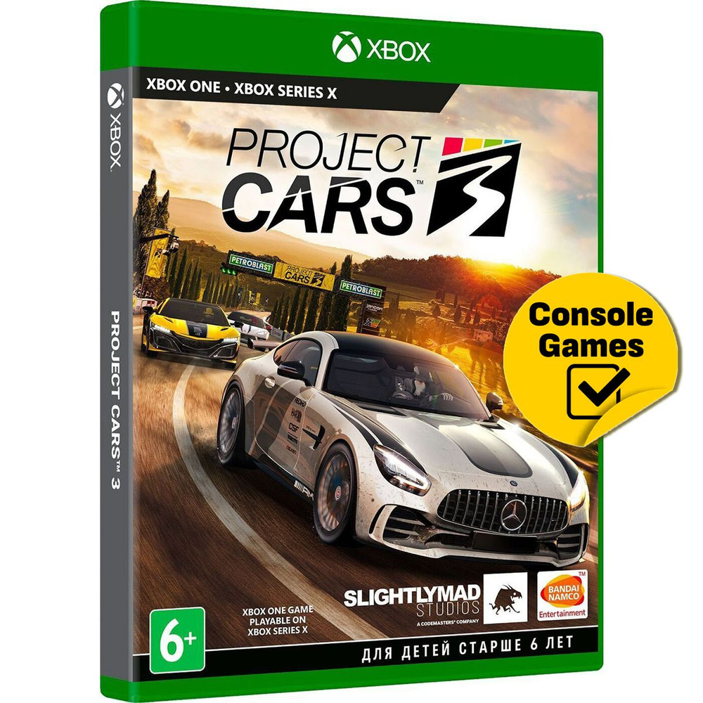 Игра XBOX SERIES/ONE Project Cars 3 (Xbox One, Английская версия) купить по  низкой цене с доставкой в интернет-магазине OZON (1237690472)