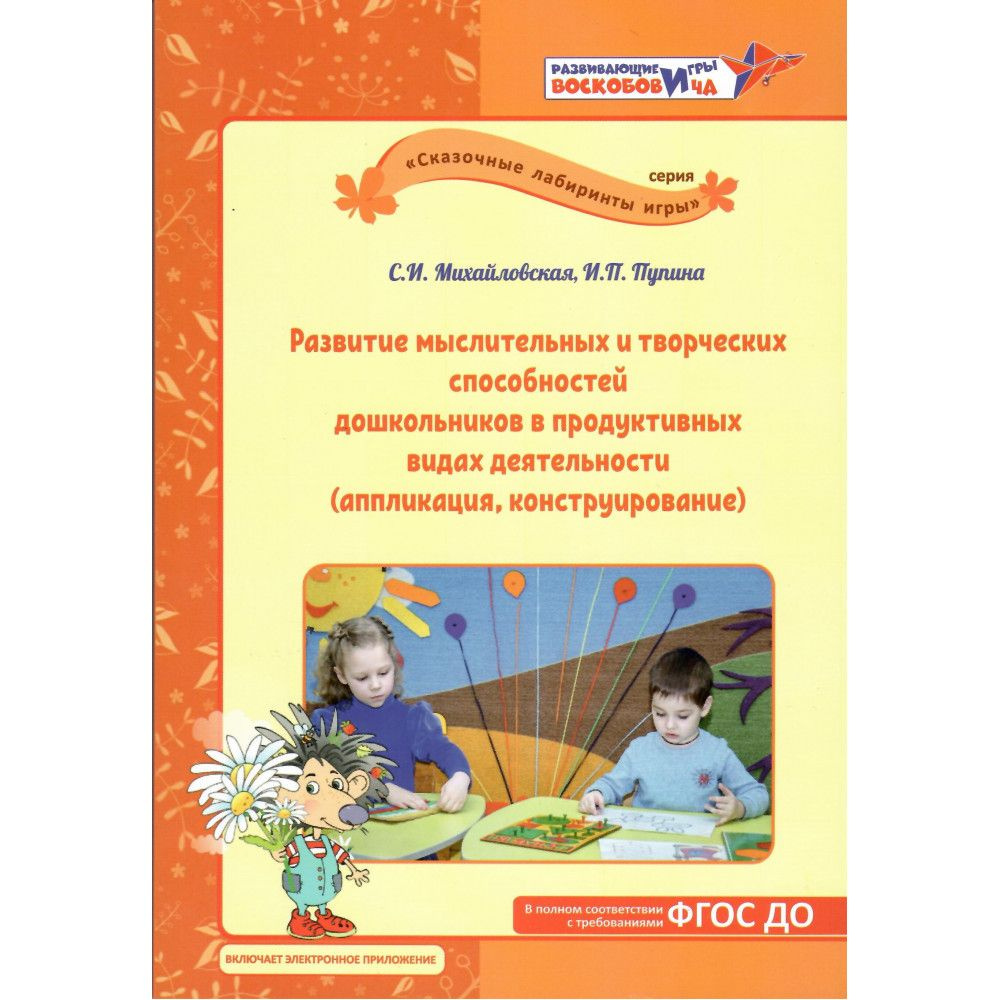 Развитие мыслительных и творческих способностей дошкольников в продуктивных  видах деятельности (аппликация, конструирование) - купить с доставкой по  выгодным ценам в интернет-магазине OZON (778464739)