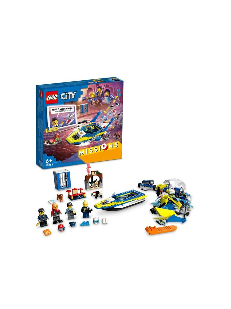 60355 Конструктор LEGO City Детективные миссии водной полиции 278 деталей  #1