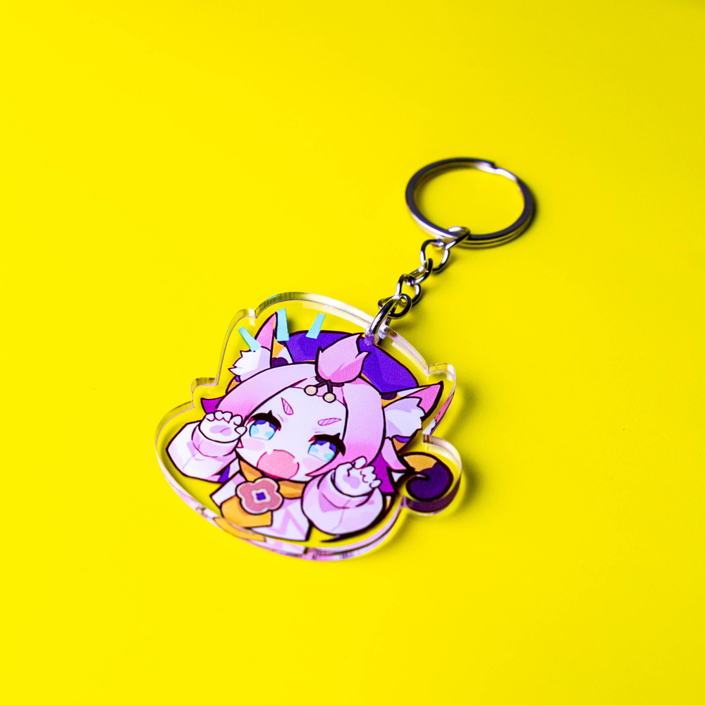 Брелок Чиби Диона Геншин Импакт Акрилловый - купить с доставкой по ...