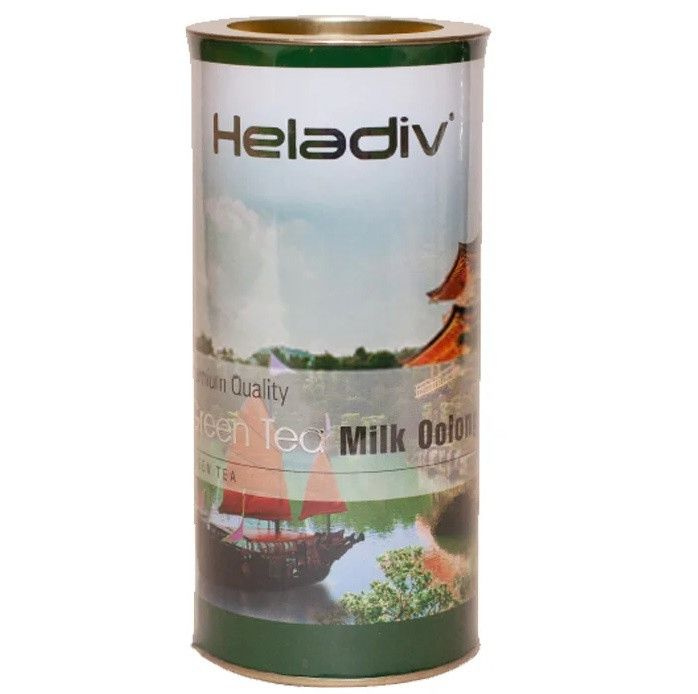 Чай зеленый листовой Heladiv Milk Oolong Туба 100гр #1