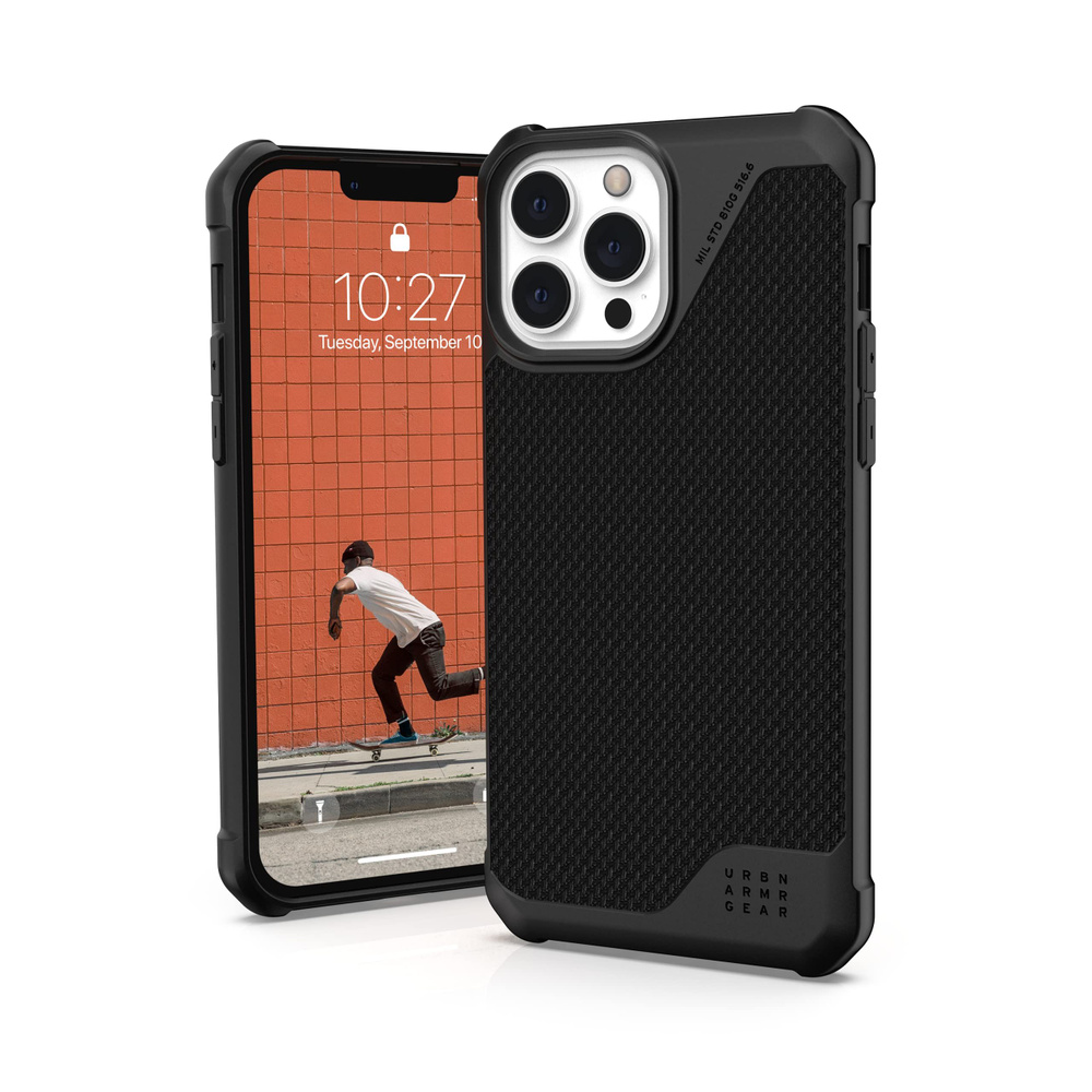 Чехол для смартфона UAG Metropolis LT Series для iPhone 14 Pro -Кевлар  Черный