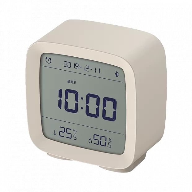 Умный часы/будильник Qingping Bluetooth Alarm Clock (Beige/Бежевый) #1