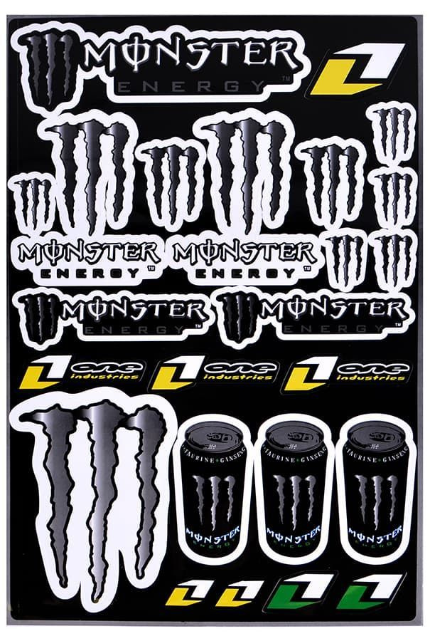 Наклейки для мотоцикла Monster Energy #1