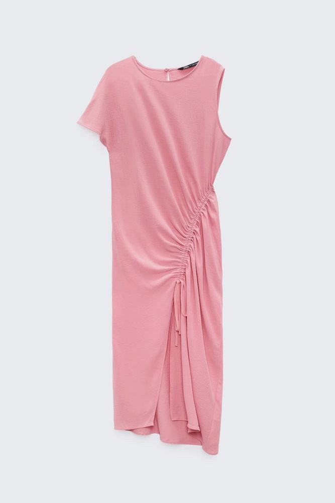 Платье Zara, цвет: розовый. 01165174_620. Размер XS (40/42), Женский ...