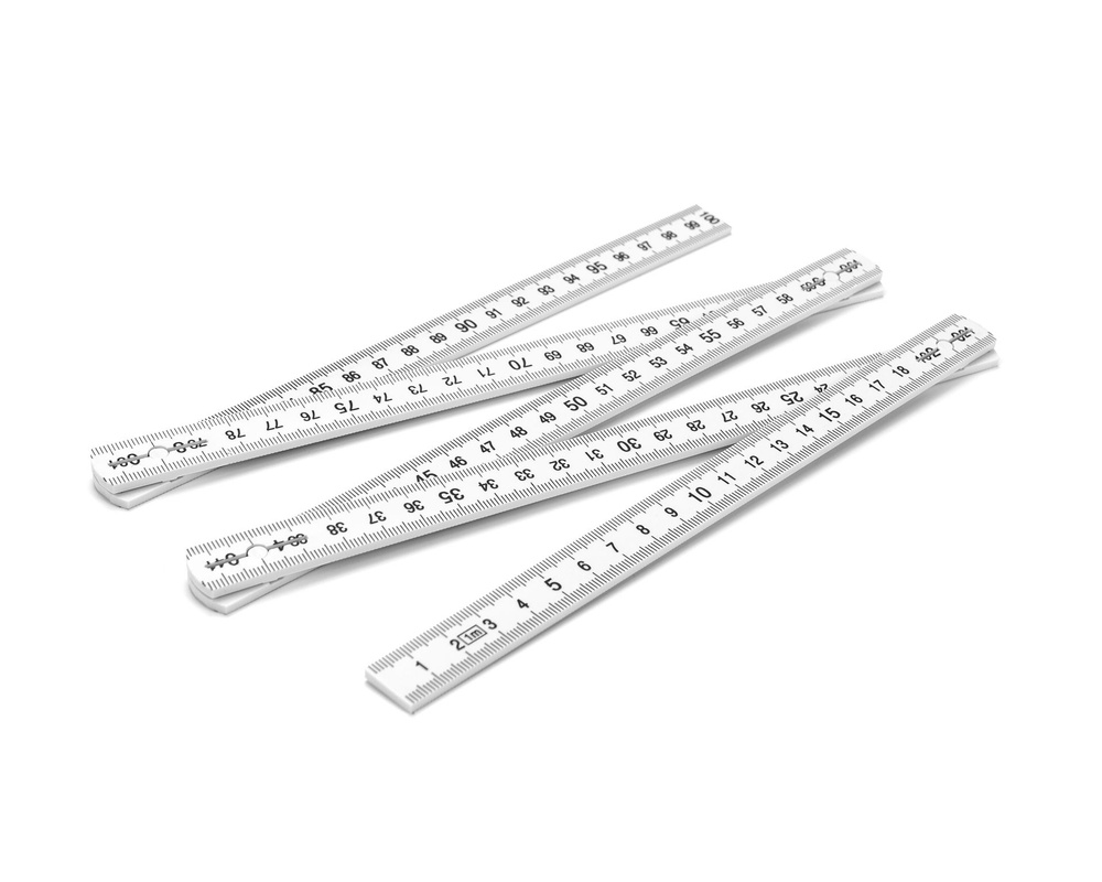 Метр складной 1м пластиковый купить на OZON по низкой цене (822512730)