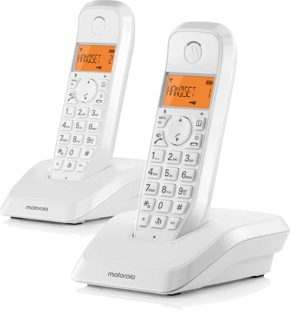 Радиотелефон DECT MOTOROLA S1202 (цвет белый) - купить с доставкой по  выгодным ценам в интернет-магазине OZON (827476007)