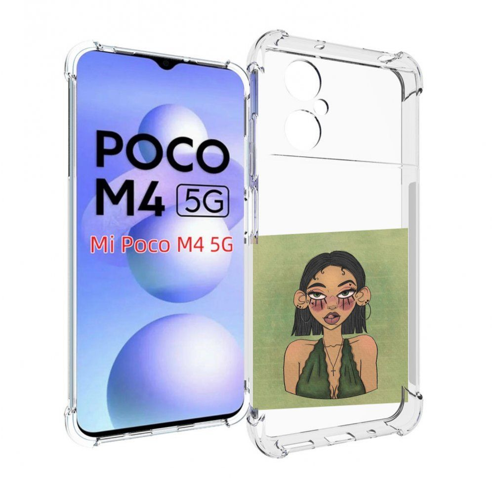 Чехол-бампер MyPads для Xiaomi Poco M4 5G с рисунком девушка-с-каре-и-тату,  противоударный, силиконовый, с выступами и усиленными углами для защиты  камеры - купить с доставкой по выгодным ценам в интернет-магазине OZON  (832965893)