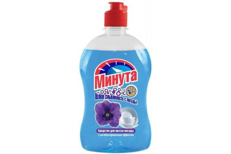 Средство для мытья посуды МИНУТА (флак 500мл) Антибактериальное ...