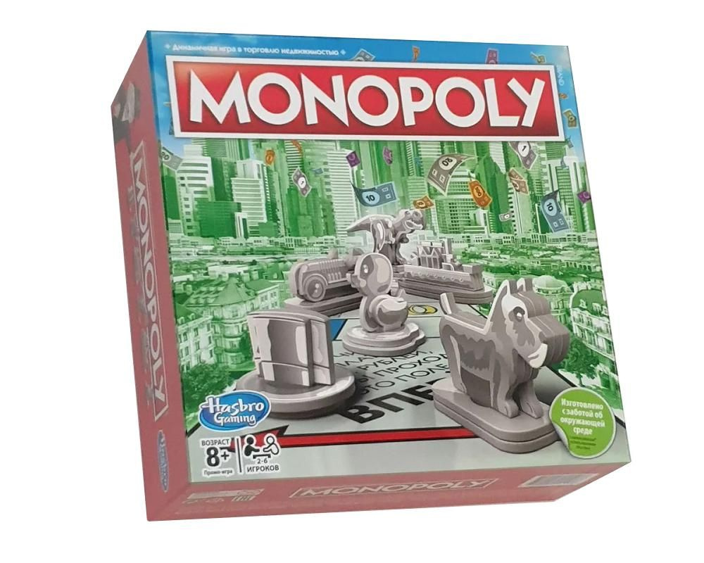 Игра настольная Монополия Классическая Classic MONOPOLY - купить с  доставкой по выгодным ценам в интернет-магазине OZON (836708134)