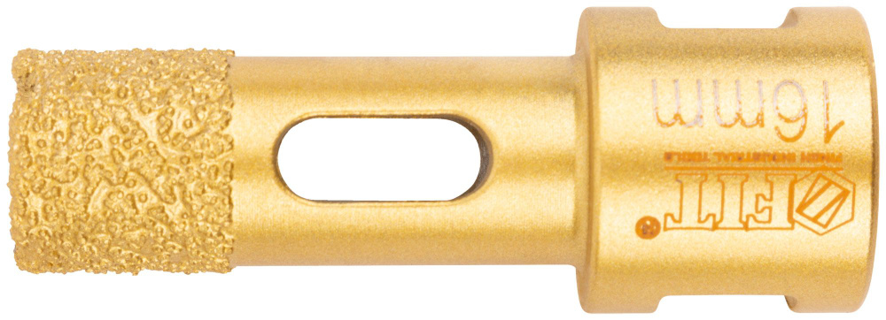 FIT Коронка алмазная 16 х 60 мм по бетону керамограниту для УШМ ...