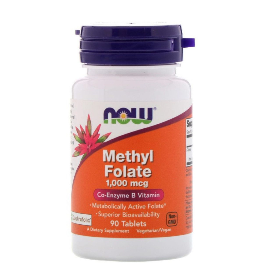 Now foods Metyl Folate 1000 мкг (Метилфолат) 90 таб - купить с ...