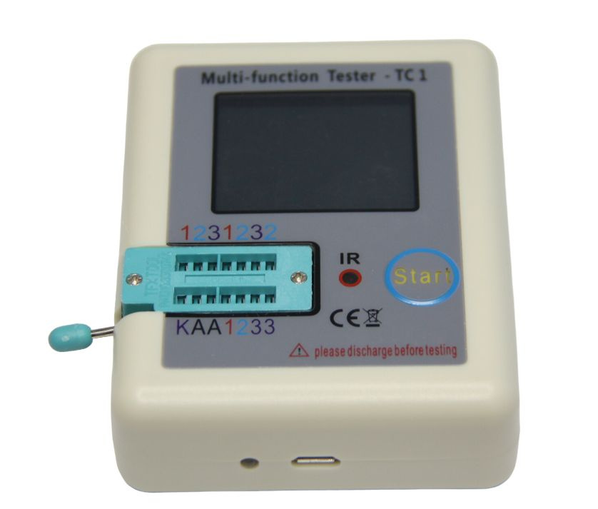 Тестер компонентов транзисторов с цветным ЖК-дисплеем "LCR-TC1 и ...