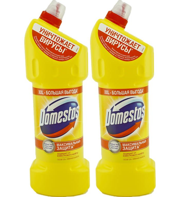 Гель Domestos Лимонная свежесть 2х1,5л. #1